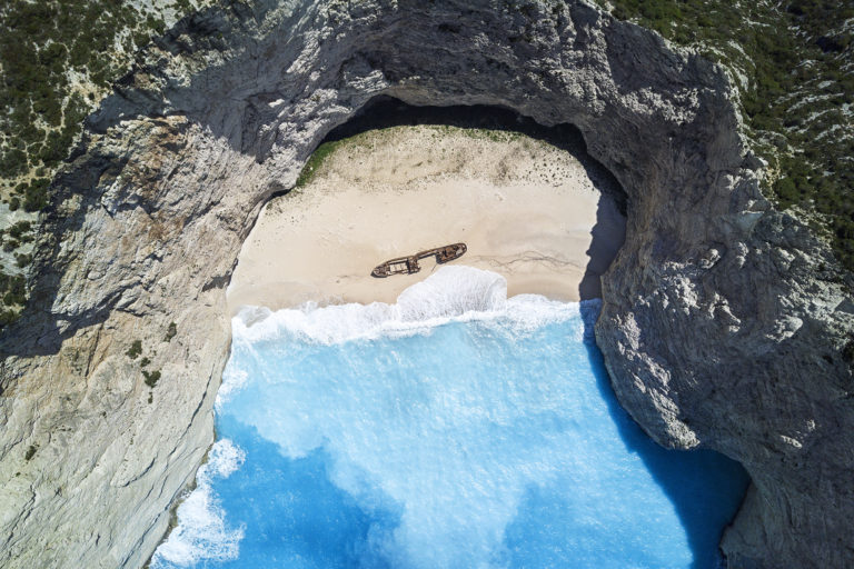 Navagio form above