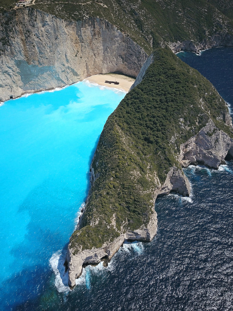 Navagio from above